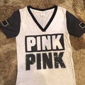 Victoria secret pink tee shirt